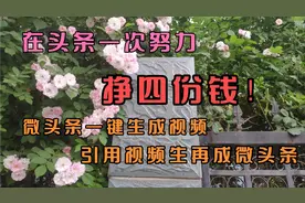 52.64元的爆款微头条，如何图文成片，一键生成视频？视频封面
