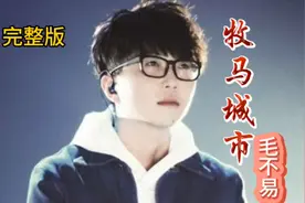 《牧马城市》歌词太现实：把烦恼痛了吞了认了算了，不对别人讲视频封面