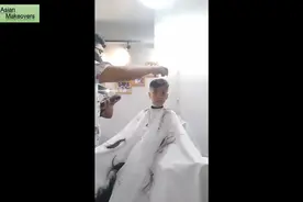 女孩第一次挑战短发，太飒了视频封面