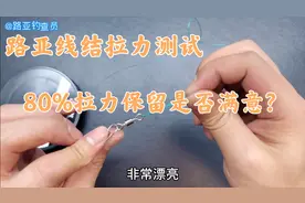两种路亚线结拉力测试，80%的强度保留值是否能让你满意？视频封面