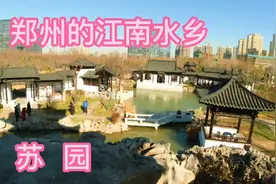 郑州的江南园林“苏园”开放了，灰瓦白墙，亭阁台榭坊…视频封面