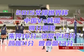 重温经典【2015女排世界杯】中国3:1韩国|中国女排扣、拦得分展现视频封面
