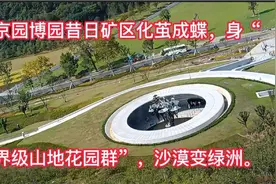 南京园博园昔日矿区化蚕成蝶，变成世界级山地花园群，沙漠变绿洲视频封面