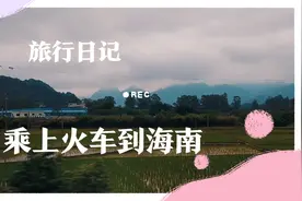 乘上上海到海口的绿皮火车——既便宜又能欣赏流动风景。美哉！