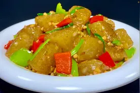 红薯粉怎么做才好吃，教你农家特色吃法，爽滑美味是小时候的味道视频封面
