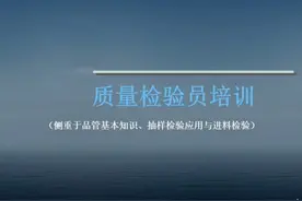 质量检验员培训PPT视频封面