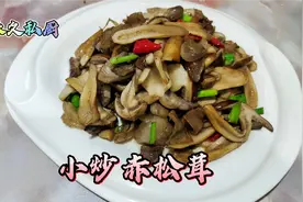 让人一见钟情的赤松茸，家常小炒嫩滑细腻，鲜美可口好吃又营养视频封面