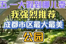 我强烈推荐五.一节免费游览成都市区最大最美唯一五星级公园！！视频封面