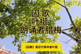现代诗《囚歌》1942年叶挺创作视频封面