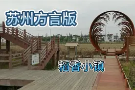苏州太湖十景之一，北太湖望亭稻香小镇视频封面