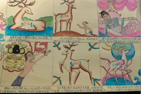 小学五年级语文特色作业 手抄报，闺女班级的作业，真的太可爱了视频封面