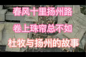 古代诗歌里的故事-007 春风十里扬州路 卷上珠帘总不如视频封面
