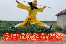 农村小伙为练好美猴王，每天田间地头练翻跟头，神似六小龄童视频封面