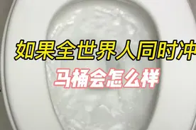 如果全世界人同时充马桶会怎么样，如果被98 k 击中会怎么样视频封面