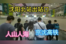 沈阳北站出站口人山人海，都是从京沈高铁下车的。视频封面