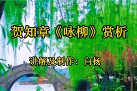 贺知章《咏柳》赏析，二月春风似剪刀。古诗词阅读（24）视频封面