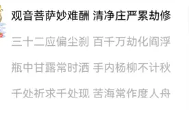 来听听净化心灵的佛歌-观音菩萨偈（歌词版）视频封面
