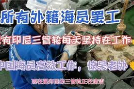 修船一团糟，外籍海员罢工，中国海员来了高效完成工作，惊呆老外视频封面