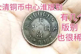 大清铜币中心淮的几个版别，有几个版别也是很稀少的。视频封面