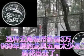 这种五角银币价值3万，1989年版的龙凤五角太少见了别花出去了。视频封面