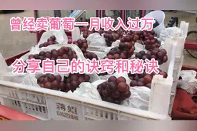 90后妹子摆摊卖葡萄，100元开启创业之路，分享自己的秘诀视频封面