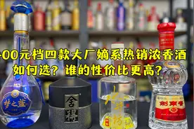 400元档四款大厂嫡系热销浓香酒，如何选？谁的性价比更高？视频封面