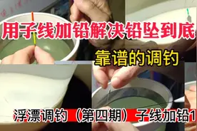 子线加铅解决铅坠到底，靠谱的调钓，浮漂调钓系列（第四期）视频封面
