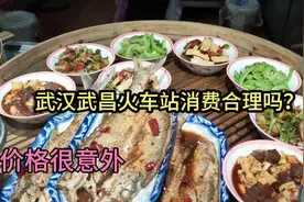 小伙在湖北武汉武昌火车站点了1个菜，结账差点吓到，价格很意外视频封面