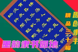 集隶书精华，一幅幅，凝聚曾经的创作之路视频封面
