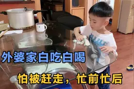 熊孩子在外婆家蹭吃蹭喝，被未娶媳妇的舅舅赶回家，看他如何应对视频封面