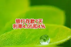银行存款七天年化利率4.05和4％，为啥一个期限两个收益，啥区别视频封面