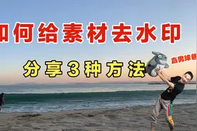 下载的视频素材怎么去水印？免费分享给大家3种方法，记得点赞