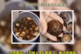 泡发香菇有妙招，酒楼主厨教您3招3分钟完成视频封面