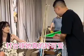 打台球厉害的美女就是漂亮视频封面