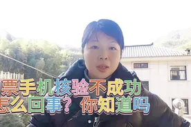 春节购票，手机核验不成功是怎么回事？我来告诉你。
