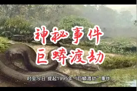 中国神秘事件之1995年巨蟒渡劫事件，有人听说过吗？视频封面