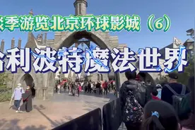 淡季北京环球影城：哈利波特魔法世界人山人海，349元魔法棒咋玩视频封面
