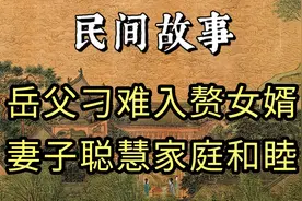 民间故事∶岳父刁难入赘女婿，聪明的妻子化解矛盾，家庭和睦。视频封面