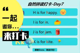 自然拼读字母打卡Day7-【复习Hh/Ii/Jj/Kk/Ll/Mm/Nn7个字母学习】视频封面