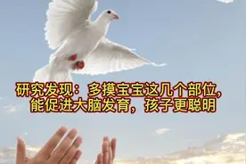 研究发现：多摸宝宝这几个部位，能促进大脑发育，孩子会更易聪明视频封面