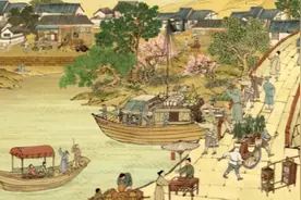 清明上河图放大后，发现了一尴尬场景：树下睡午觉的男人在干嘛