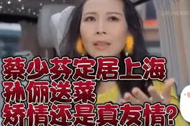 蔡少芬定居上海，孙俪送菜，矫情还是真友情？视频封面