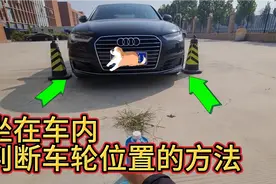 坐在车内如何判断左右车轮的位置？豹弟分享一招，新手秒变老司机视频封面