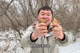 冰天雪地徒手抓林蛙，抛开冰面，伸手一抓就一窝视频封面