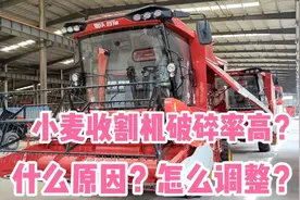 收割小麦时，麦子破碎率高的五大原因和调整方法！视频封面