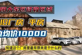 沈阳大东区域，厂房平房即将动迁，周边均价10000以上视频封面