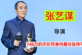 张艺谋金屋藏娇超生，引发748万天价罚单内幕，以及与张伟平决裂视频封面