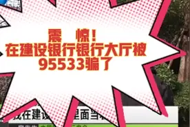 在建行大厅被95533给骗了视频封面