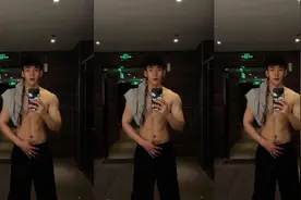盘点几位好看的腹肌小哥哥，那个小哥哥的身材好看视频封面
