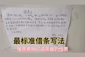 手把手教你最标准的借条写法，学会不会再有争议了视频封面